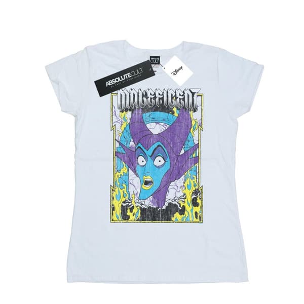 Disney Womens/Ladies Maleficent Poster Cotton T-Shirt