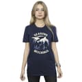 Miniatyrbild 2 av 3: Netflix Dam/Tjej The Witcher Christmas Wolf Boyfriend T-shirt i bomull