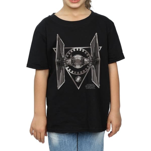 Star Wars Girls The Last Jedi TIE Fighter Cotton T-Shirt
