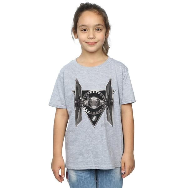 Star Wars TIE Fighter bomulls-T-shirt för flickor från Sista Jedi