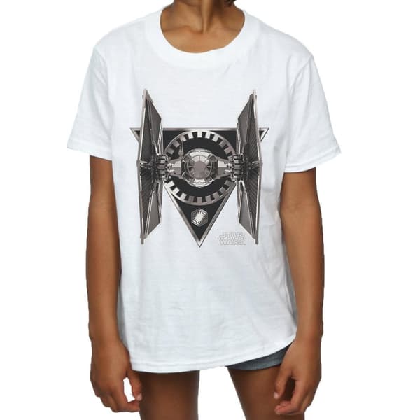 Star Wars TIE Fighter bomulls-T-shirt för flickor från Sista Jedi