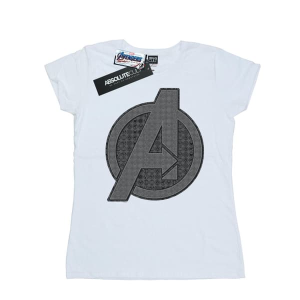 Marvel Womens/Ladies Avengers Endgame Iconic Logo Cotton T-Shirt