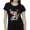 Miniatyrbillede 3 af 4: Tom & Jerry Womens/Ladies Christmas Reindeer Cotton T-Shirt