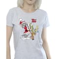 Miniatyrbillede 3 af 4: Tom & Jerry Womens/Ladies Christmas Reindeer Cotton T-Shirt