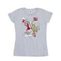 Miniatyrbillede 1 af 4: Tom & Jerry Womens/Ladies Christmas Reindeer Cotton T-Shirt