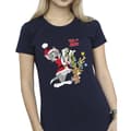 Miniatyrbillede 3 af 4: Tom & Jerry Womens/Ladies Christmas Reindeer Cotton T-Shirt
