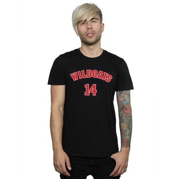 Disney Mens High School Musical The Musical Wildcats 14 T-Shirt