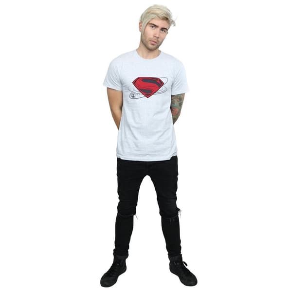 DC Comics Mens Justice League Movie Superman Logo T-Shirt