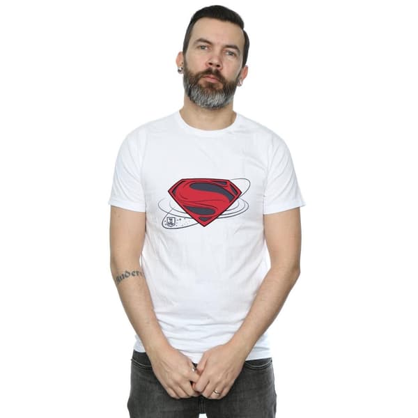 DC Comics Mens Justice League Movie Superman Logo T-Shirt