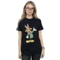 Miniatyrbillede 2 af 3: Disney Womens/Ladies Mickey Mouse Easter Bunny Cotton Boyfriend T-Shirt
