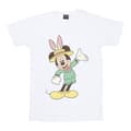 Miniatyrbilde 1 av 4: Disney Womens/Ladies Mickey Mouse Easter Bunny Cotton Boyfriend T-Shirt