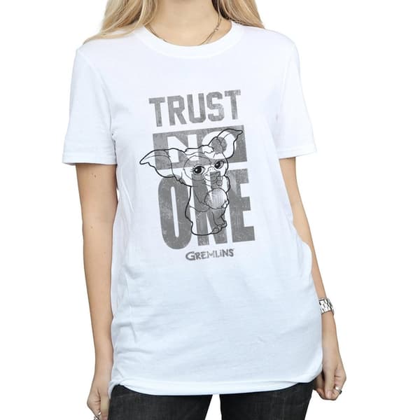 Gremlins Dam/Tjej - Trust One Mogwai - Boyfriend-t-shirt i bomull