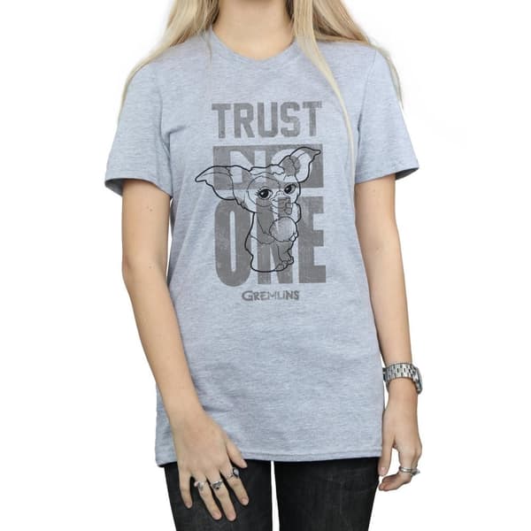 Gremlins Dam/Tjej - Trust One Mogwai - Boyfriend-t-shirt i bomull
