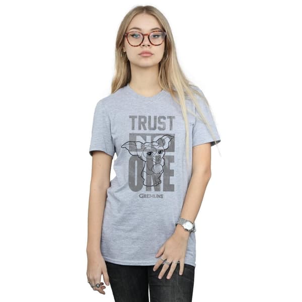 Gremlins Dam/Tjej - Trust One Mogwai - Boyfriend-t-shirt i bomull