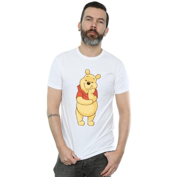 Disney Mens Winnie The Pooh Cute T-Shirt
