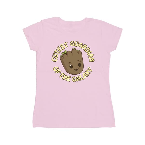 Marvel T-shirt i bomull för damer/kvinnor - I Am Groot Cutest Guardian