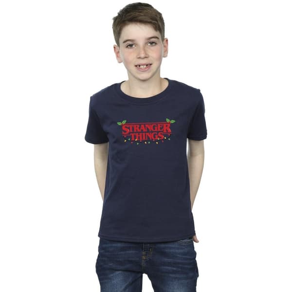 Netflix Boys Stranger Things Christmas Lights T-Shirt