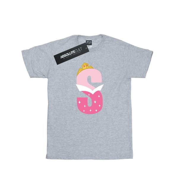 Disney T-shirt med alfabetet S för Törnrosa för herrar