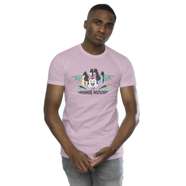 Disney Mens Minnie MM Palm T-Shirt