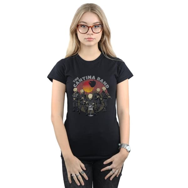 Star Wars Dam/Tjej Cantina Band T-shirt i bomull