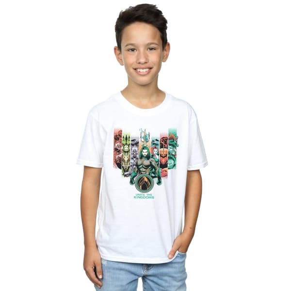 DC Comics Boys Aquaman Unite The Kingdoms T-Shirt