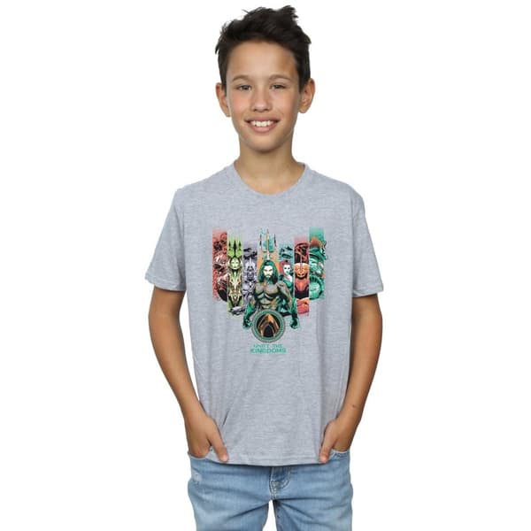 DC Comics Boys Aquaman Unite The Kingdoms T-Shirt