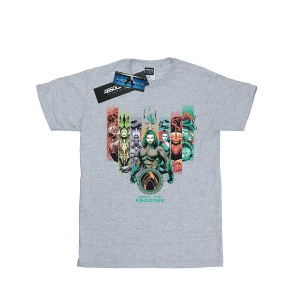 DC Comics Boys Aquaman Unite The Kingdoms T-Shirt