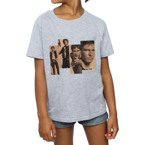 Star Wars Girls Han Solo Photoshoot Cotton T-Shirt