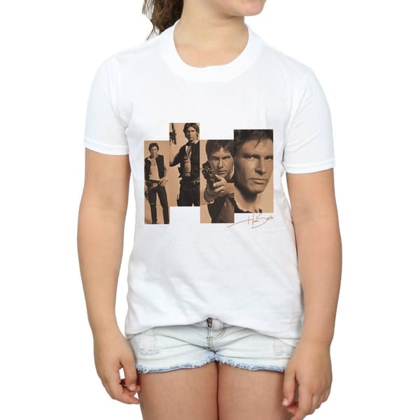 Star Wars Girls Han Solo Photoshoot Cotton T-Shirt