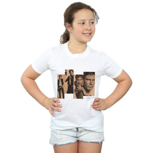 Star Wars Girls Han Solo Photoshoot Cotton T-Shirt