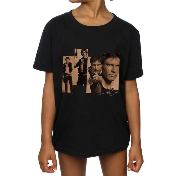 Star Wars Girls Han Solo Photoshoot Cotton T-Shirt