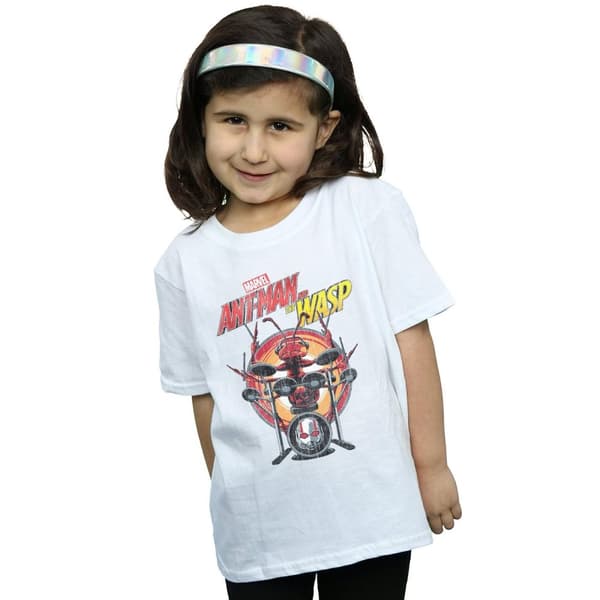 Marvel Girls Ant-Man And The Wasp Drummer Ant Cotton T-Shirt