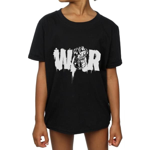 Marvel Avengers Infinity War Fist T-shirt i bomull för flickor