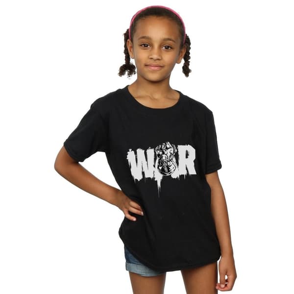 Marvel Avengers Infinity War Fist T-shirt i bomull för flickor