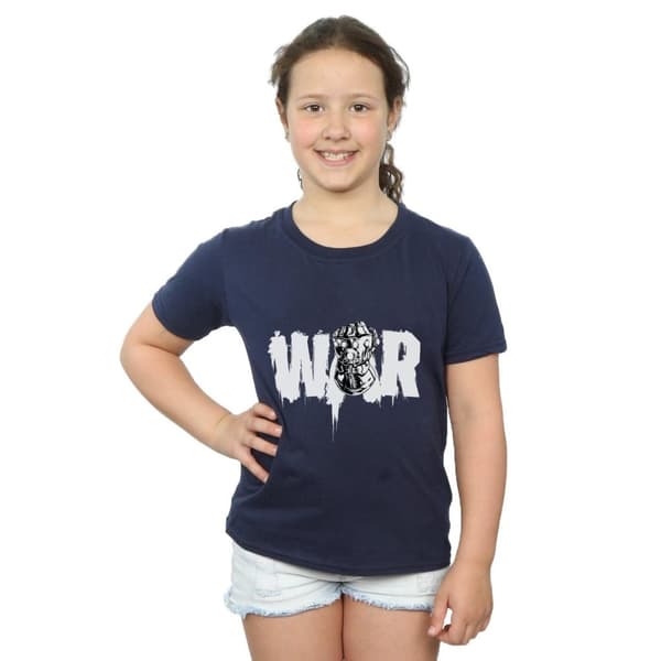 Marvel Avengers Infinity War Fist T-shirt i bomull för flickor