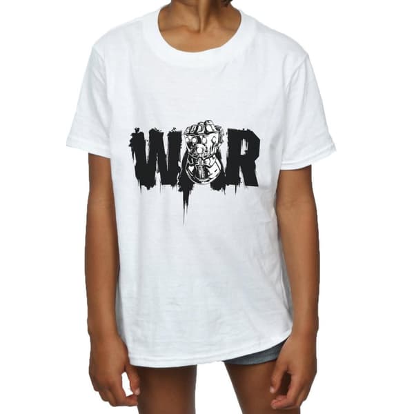 Marvel Avengers Infinity War Fist T-shirt i bomull för flickor