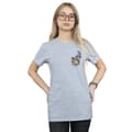 Miniatyrbillede 2 af 3: Marvel Womens/Ladies Captain America Faux Pocket Cotton Boyfriend T-Shirt