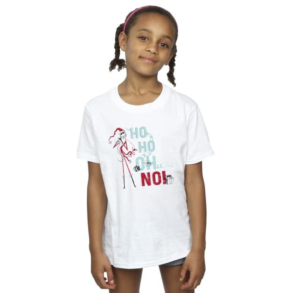 Disney Girls The Nightmare Before Christmas Ho Ho No Cotton T-Shirt