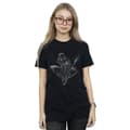 Miniatyrbillede 2 af 3: Marvel Womens/Ladies Spider-Man Web Crouch Cotton Boyfriend T-Shirt
