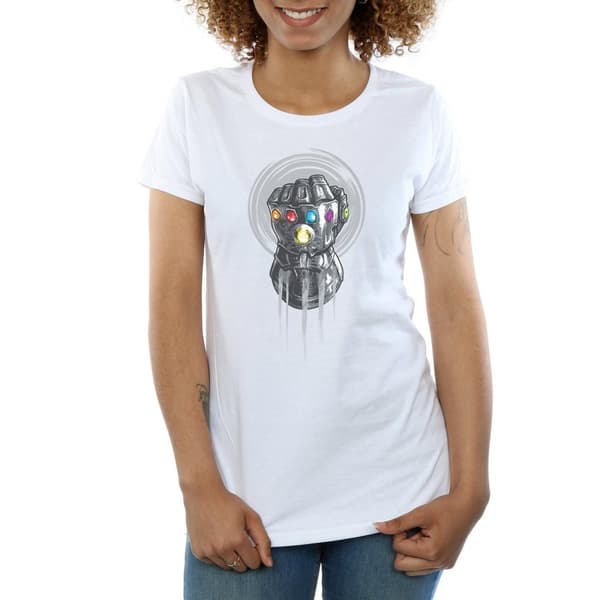 Marvel Womens/Ladies Avengers Infinity War Power Fist Cotton T-Shirt