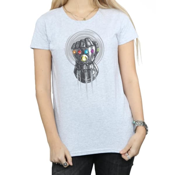 Marvel Womens/Ladies Avengers Infinity War Power Fist Cotton T-Shirt