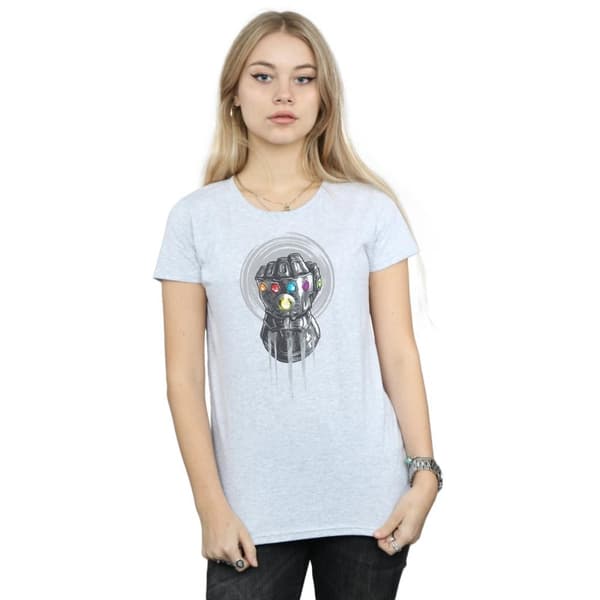 Marvel Womens/Ladies Avengers Infinity War Power Fist Cotton T-Shirt