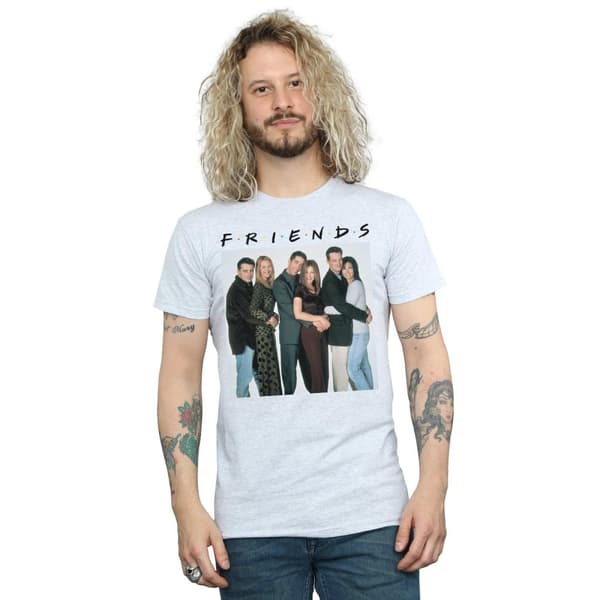 Friends Mens Group Photo Hugs T-Shirt
