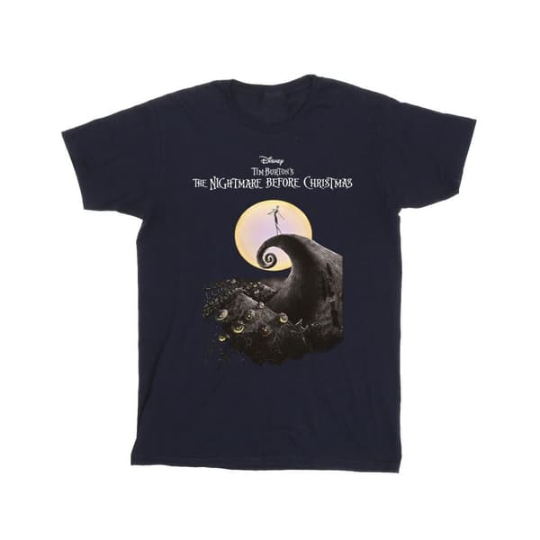 The Nightmare Before Christmas T-shirt i bomull med månmotiv för flickor