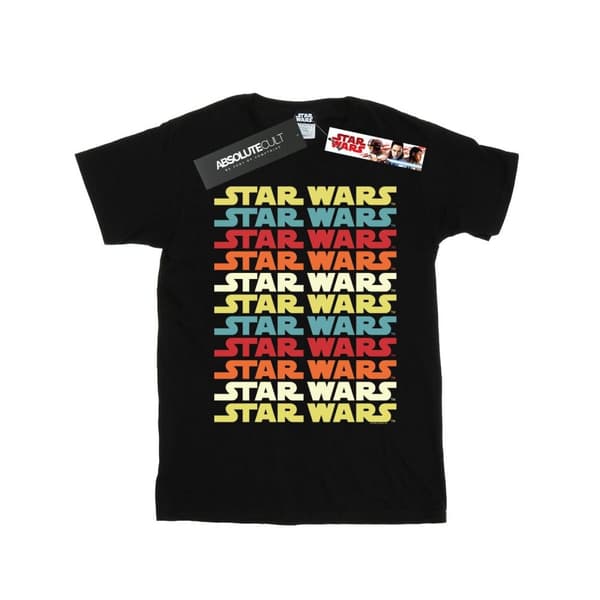 Star Wars Boys Retro Repeat Logo T-Shirt