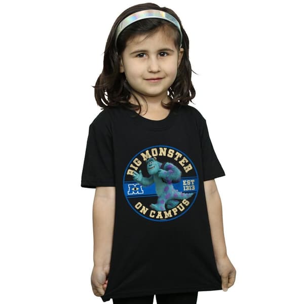 Disney T-shirt i bomull för flickor - Monsters University Monster On Campus