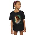 Miniatyrbillede 2 af 5: Star Wars Girls The Last Jedi Chewbacca Brushed Cotton T-Shirt