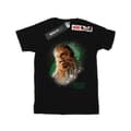 Miniatyrbillede 1 af 5: Star Wars Girls The Last Jedi Chewbacca Brushed Cotton T-Shirt