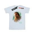 Miniatyrbillede 1 af 5: Star Wars Girls The Last Jedi Chewbacca Brushed Cotton T-Shirt