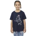 Miniatyrbild 2 av 3: Disney T-shirt i bomull för flickor Winnie the Pooh Piglet Christmas